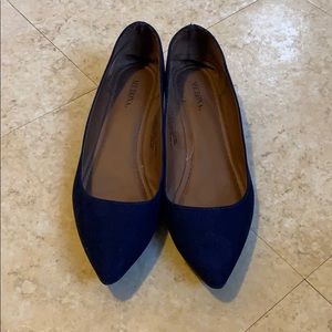 Dark Royal Blue Flats
